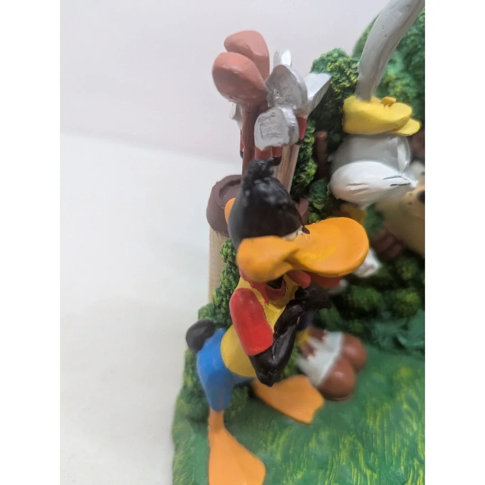 Looney Tunes Golf Bookends Figi graphics 1994 Taz, Bugs Bunny, Daffy Duck *READ!